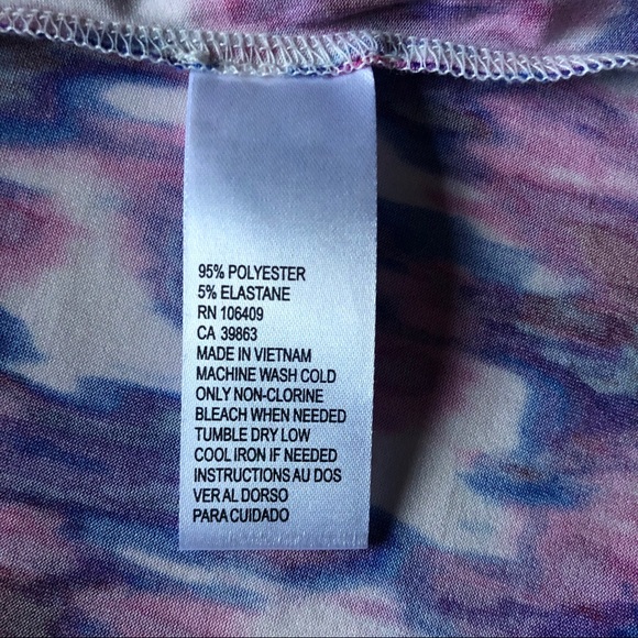 Tahari ASL Sleeveless Multicolor Top Size M - Picture 6 of 7